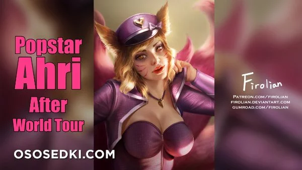 [Firolian] Popstar Ahri - After World Tour (English) nude. Onlyfans, Patreon, Fansly leaked 84 nude photos and videos