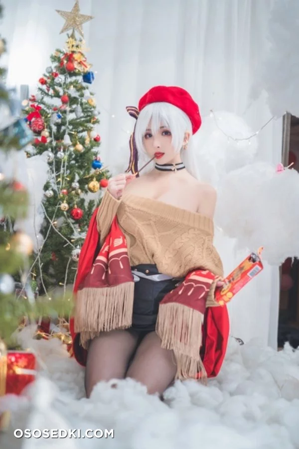 Rioko  – Belfast Xmas nude. Onlyfans, Patreon, Fansly leaked 24 nude photos and videos