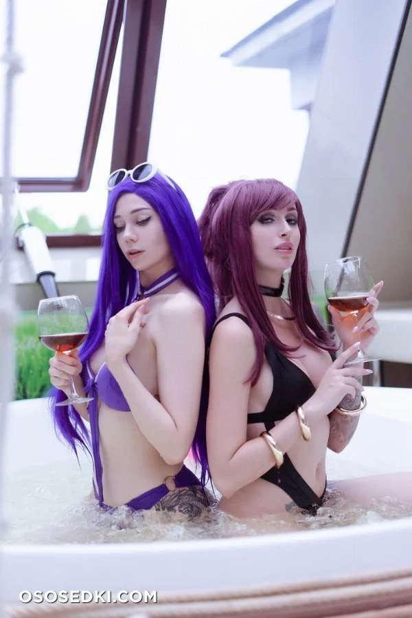 Lera Himera and Kaya Nilson | Akali and Caitlyn nude. Onlyfans, Patreon, Fansly leaked 26 nude photos and videos