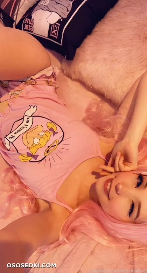Belle Delphine Pink Pyjama nude. Onlyfans, Patreon leaked 35 nude photos and videos