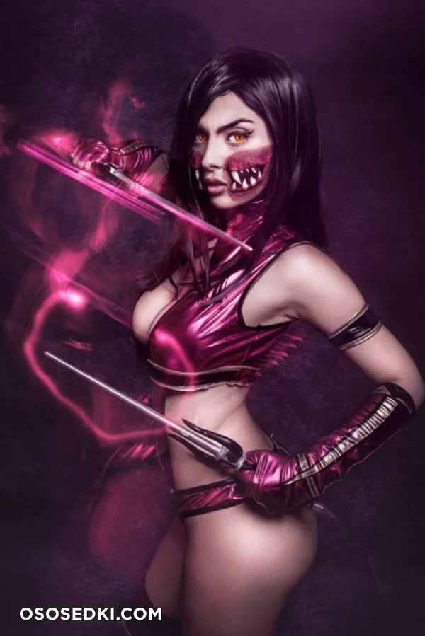 Valentina Kryp - Mileena set (Mortal Combat) nude. Onlyfans, Patreon leaked 13 nude photos and videos