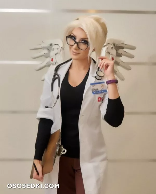 Kate Sarkissian -  Mercy (Overwatch) patreon cosplay set nude. Onlyfans, Patreon leaked 33 nude photos and videos